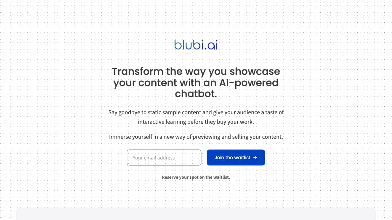 Blubi AI