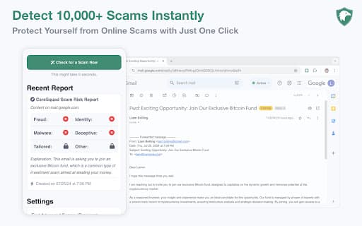Caresquad AI - Free Scam Detection For Everyone And Your Grandparents