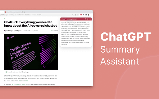 Chatgpt Summary Assistant