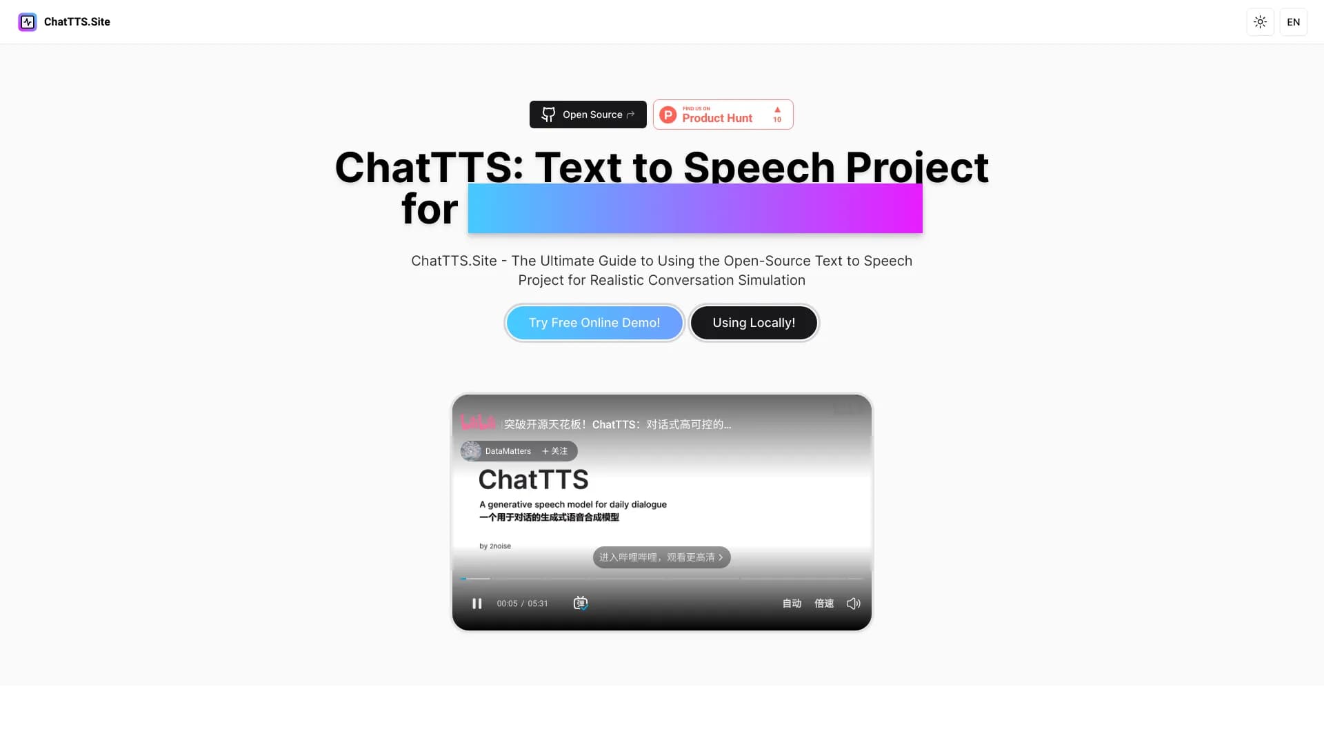Chattts Site
