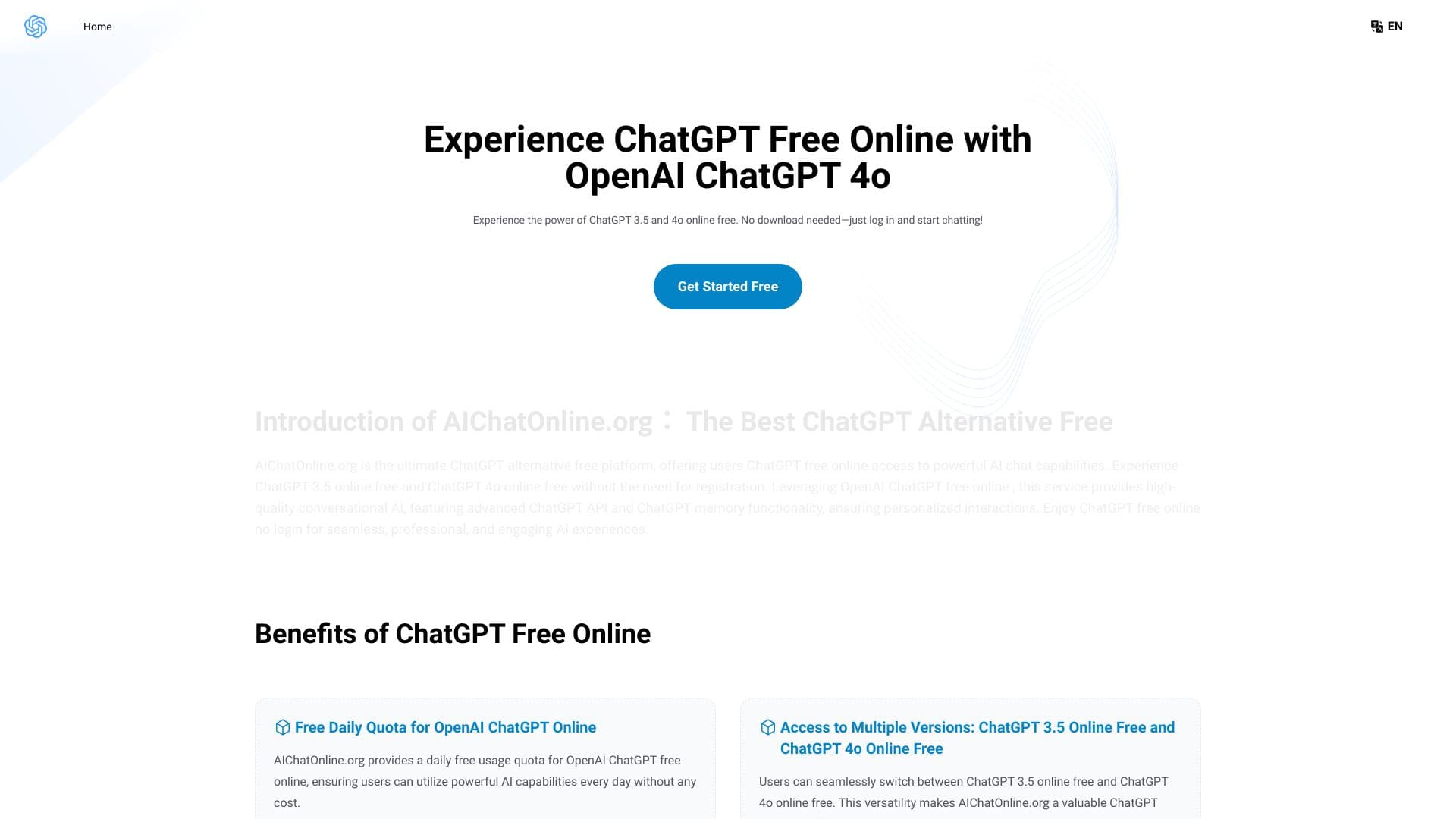 Experience Chatgpt Free Online With Openai Chatgpt 4o