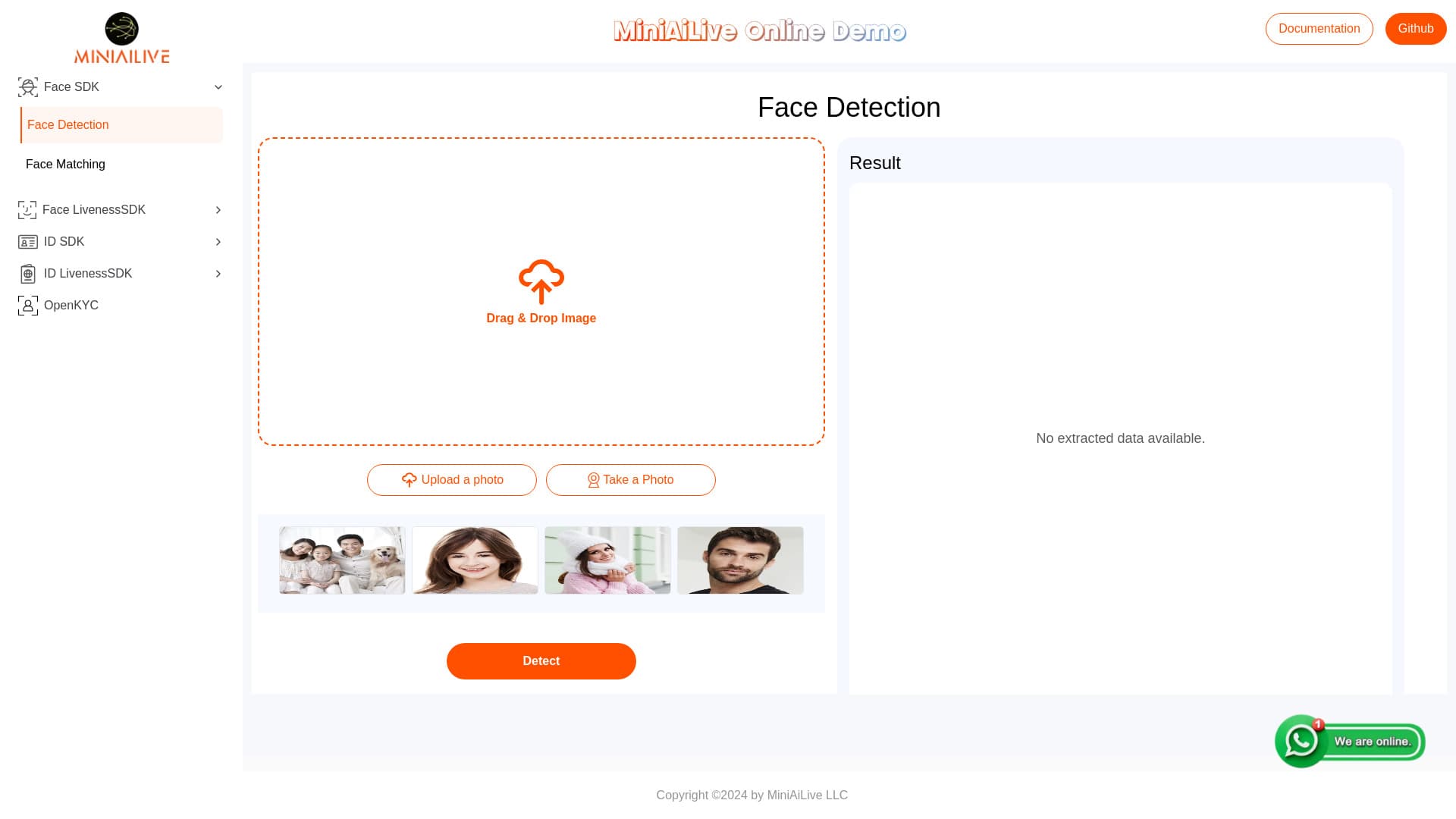 Face & Id Recognition Online Demo
