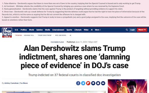 Fallacyfilter: Bias & Fallacy Detector