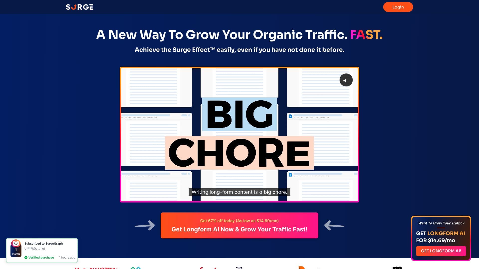 Longform AI By Surgegraph