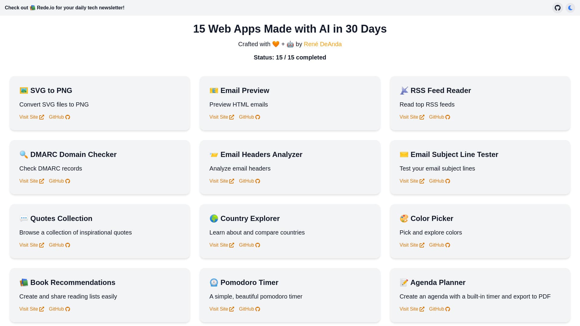 Makr - 15 Web Apps In 30 Days