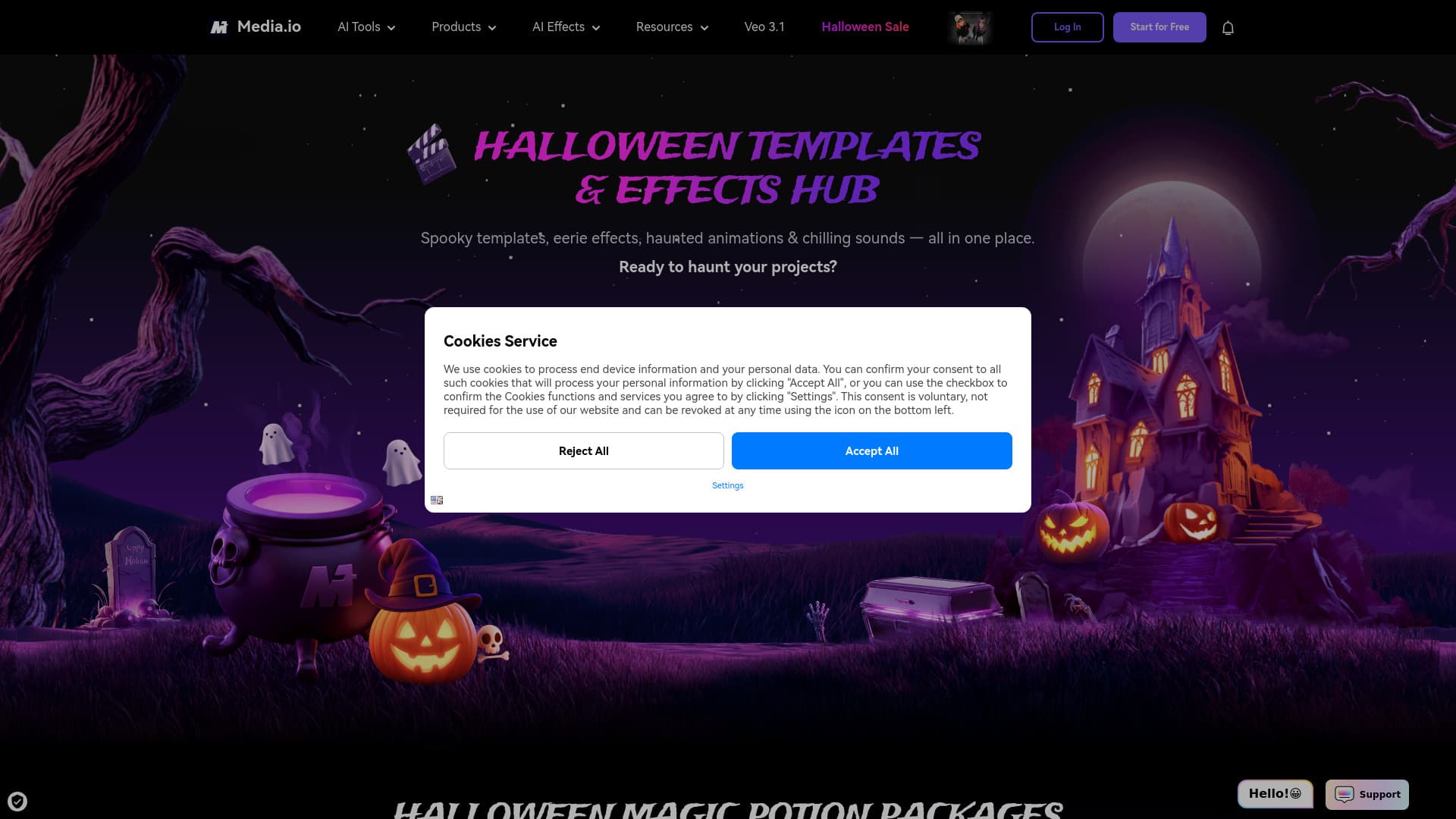 Media Halloween AI Generator