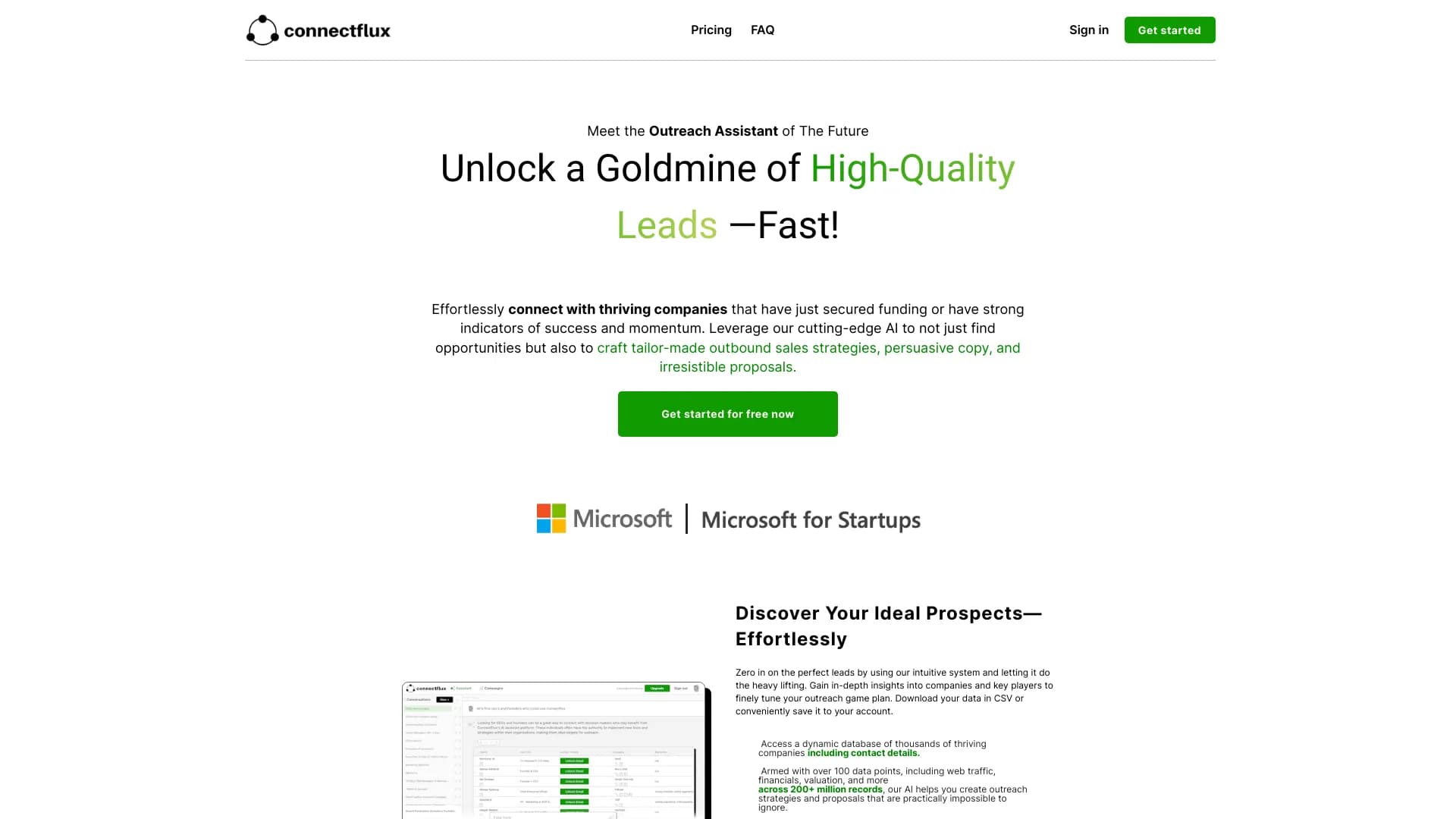 Outreach AI Assistant - Connectflux AI