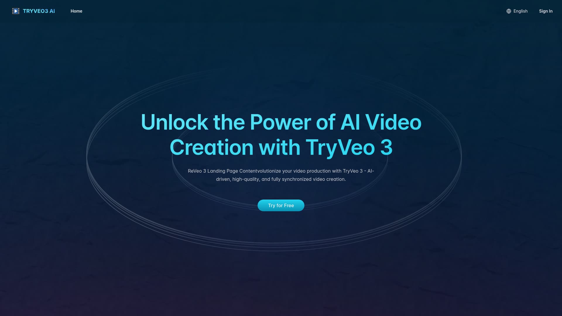 Tryveo3.ai: Free Access To Google Veo 3 For AI Video Generation