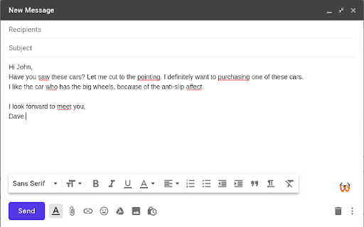 Wordeep Proofreading
