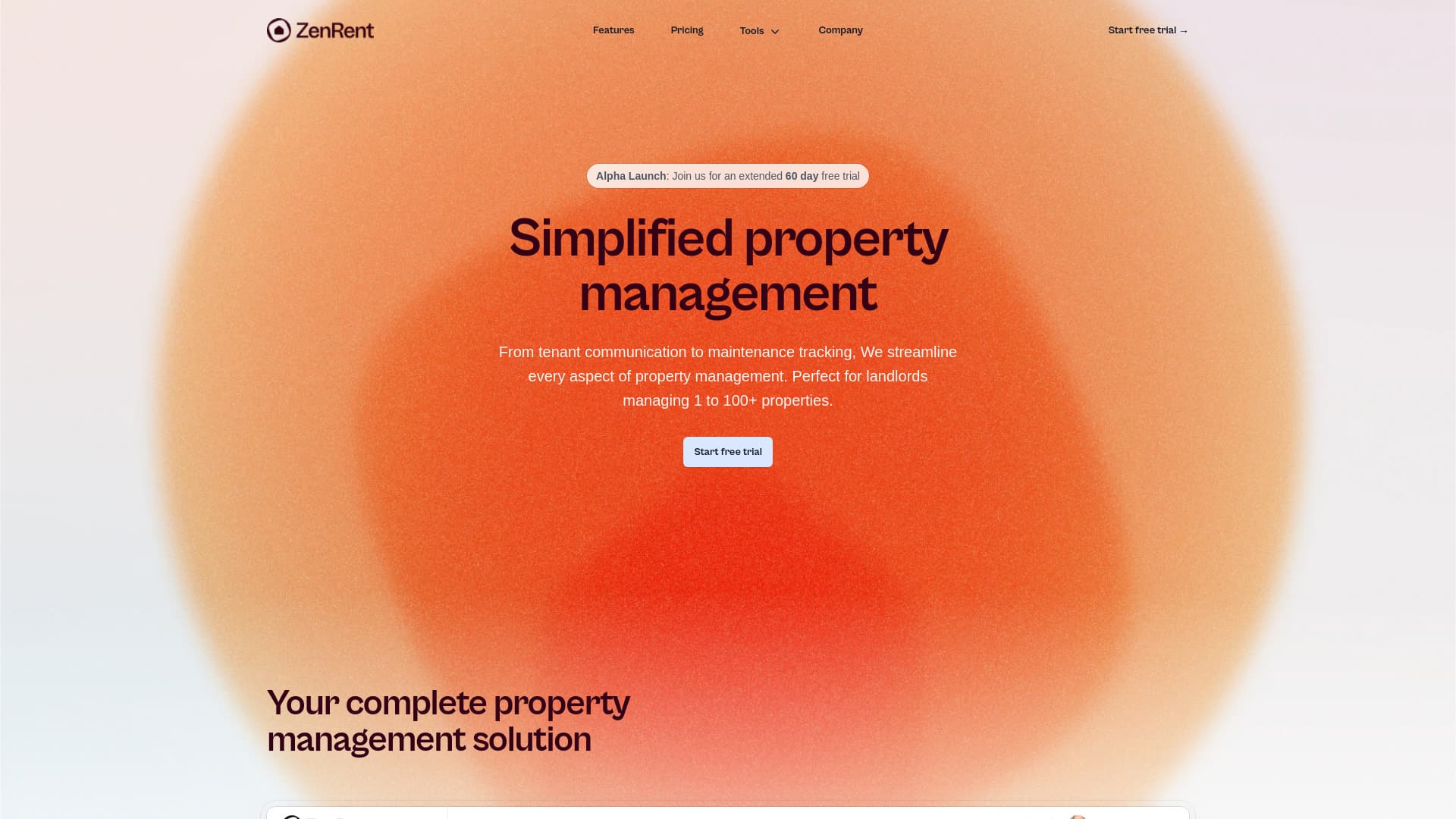 Zenrent, Smart Property Management